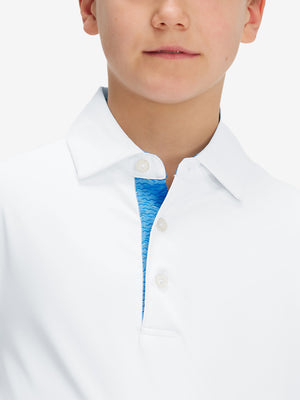 Polos deportivos de niño de secado rápido (tejido liso)