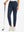 Women's Ultra-stretch Quick Dry Sweatpants with Ankle Zips in navy, 3D product view