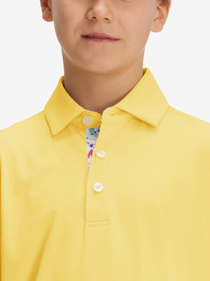 Polos deportivos de niño de secado rápido (tejido liso)