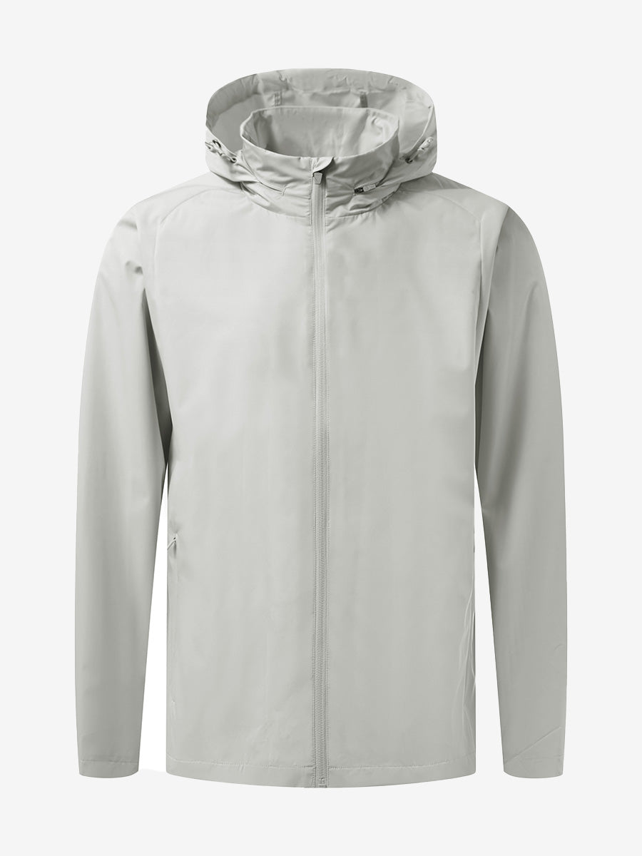 Lightweight Water-repellent Softshell Hooded Jacket