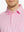 Model front view from nose to chest in ROSE Elegant Performance Jacquard Polo
