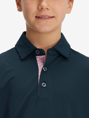 Polos deportivos de niño de secado rápido (tejido liso)