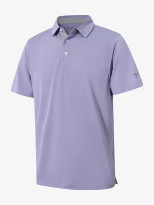 3D view showcasing LAVENDER Ventilated Pique Performance Polo design