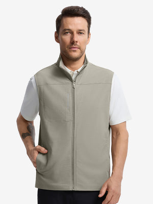 Water Resistant Vest Jacket with 5 Pockets