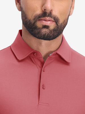 Dry Fit Waffle Textured Collared Golf Shirts