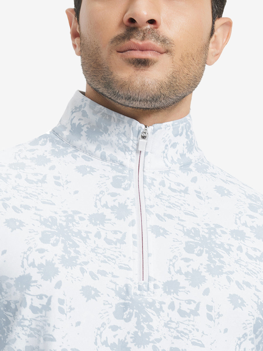 Full Print Quarter Zip Pullover