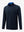 3D front view of the lightweight golf quarter zip pullover in navy, clean and athletic design.