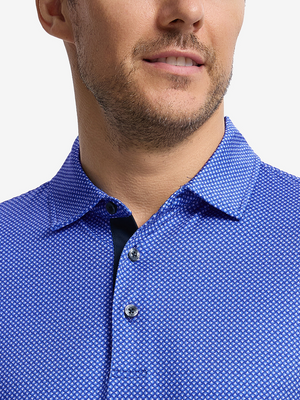 Polo de manga larga ligero con estampado