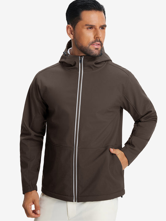 Reflective Hooded Softshell Jacket