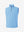 3d view of garment in light blue melange lightweight sleeveless quarter zip golf vest