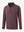3D view of BRICK HEATHER Quarter Zip Melange Pullover showing shape and melange pattern.