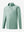 3D view of kids soft lightweight fleece lined jacket in dusty green.