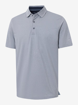 Comfy Breathable Pin-Stripe Golf Polos