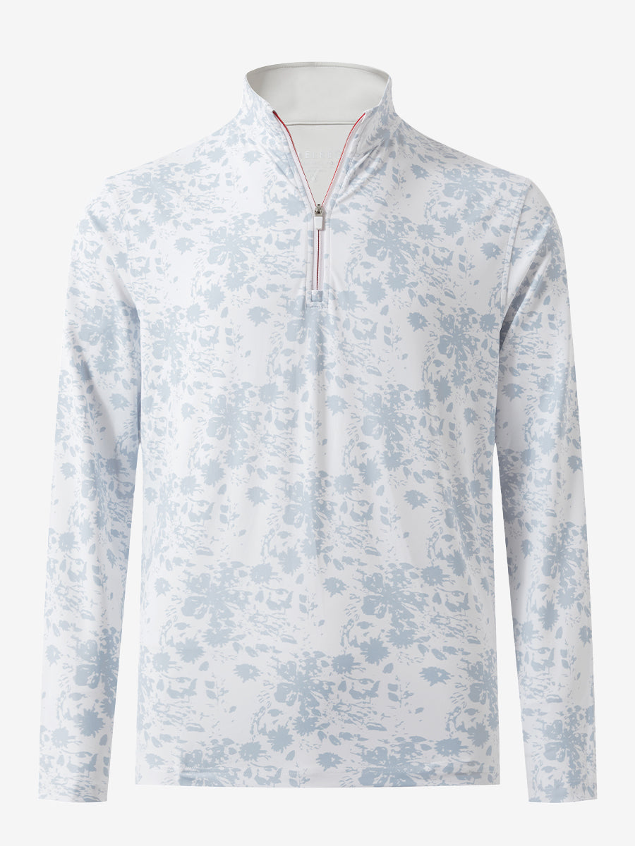 Full Print Quarter Zip Pullover