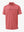 3D view of CRANBERRY Stylish Chest Print Snap Polo showing design and fit