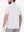 Back upper body shot of model wearing white  ultra-comfort slim fit roma knit polo shirts