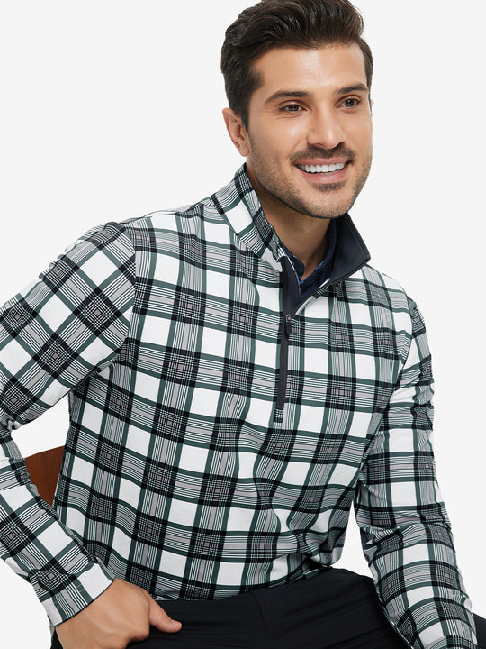 Full Print Quarter Zip Pullover