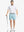 Full body front view of model wearing SKY BLUE 7 Inch Heather Performance Golf Shorts, holding a golf club