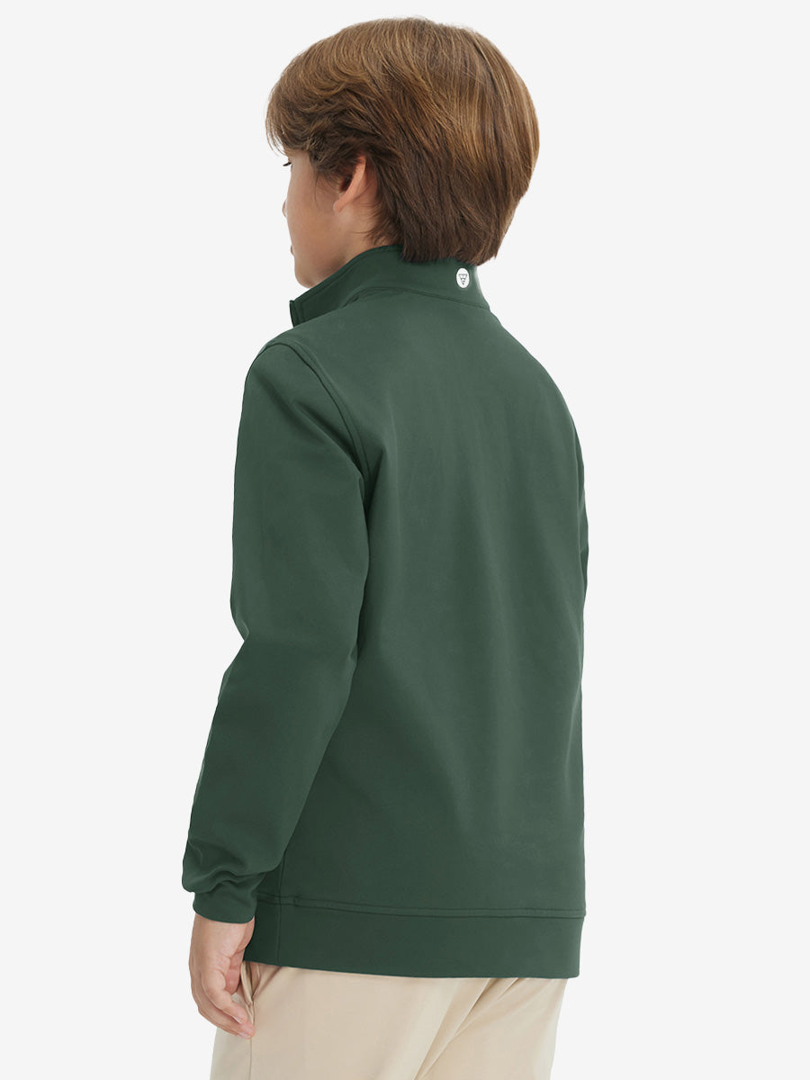 Youth Winter Micro-fleece Quarter Zip Pullover