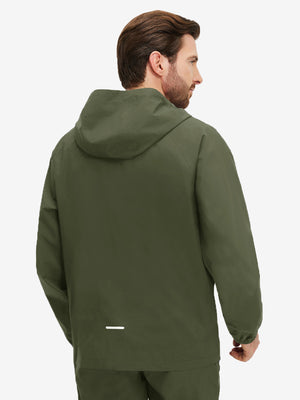Waterproof Lightweight Rain Jacket with Hood
