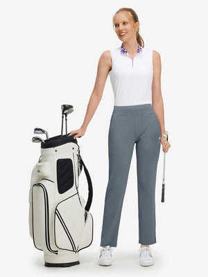 Women's Lightweight High Waisted Golf Pants