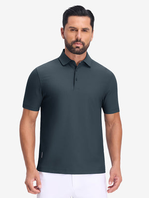 Dry Fit Waffle Textured Collared Golf Shirts