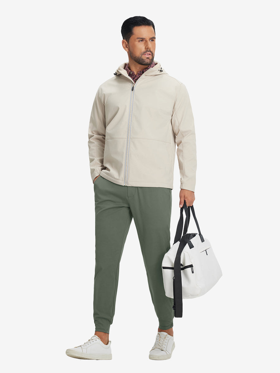 Lightweight Ankle-Zip Sweatpants with 4 Pockets
