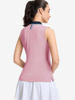 Camisetas sin mangas con cuello de pico de secado rápido para mujer