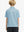 Back half-body view of boy wearing BLUE TRIATHLON Performance Print Boys Golf Polo outdoors