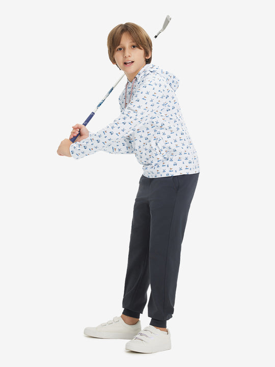 Youth Full Print Stylish Hoodies Pullover