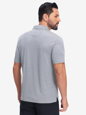 Comfy Breathable Pin-Stripe Golf Polos