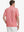 Back view of MAELREG Men's Performance Jersey Print Polo in Candy Pink Line – athletic fit