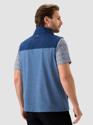 Color Block Lightweight Full Zip Vests