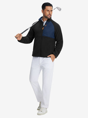 Reversible Fleece Jacket with 5 Pockets