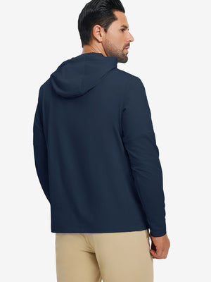Sudadera polar casual de cuello redondo con capucha