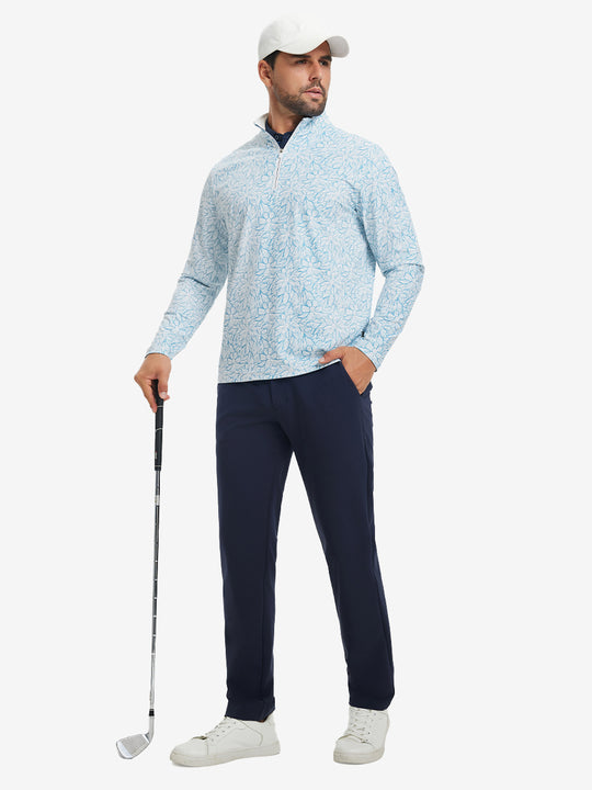 Full Print Quarter Zip Pullover