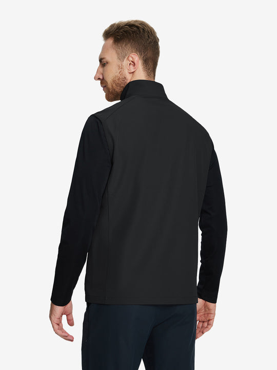 Windproof Golf Vests with Zip Pockets