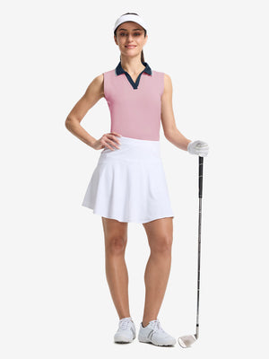 Camisetas sin mangas con cuello de pico de secado rápido para mujer