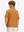 Back half-body of boy in orange cactus  performance print boys golf polo