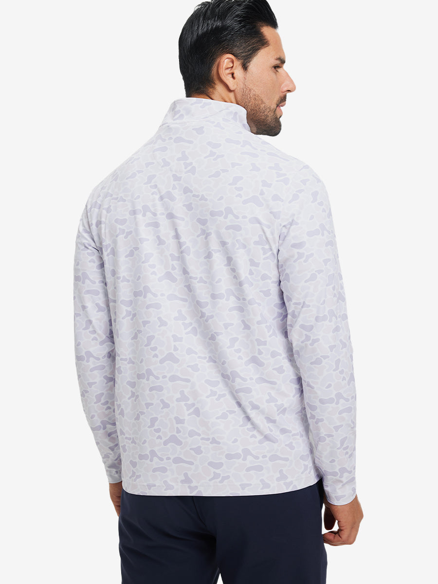 Full Print Lightweight Quarter Zip Pullover