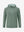 3d digital rendering of the garment, heather midlayer golf hoodies in celadon green heather
