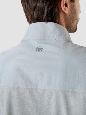 Color Block Lightweight Full Zip Vests