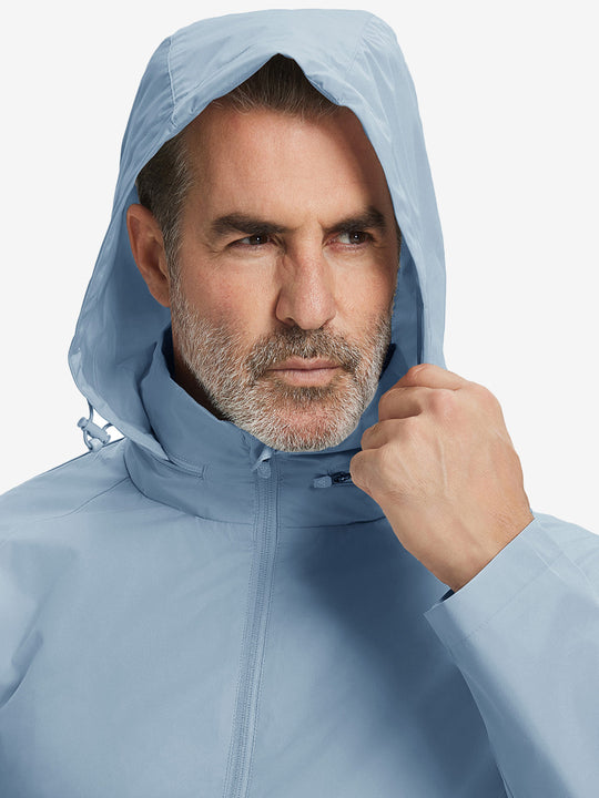 Lightweight Water-repellent Softshell Hooded Jacket