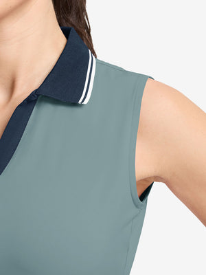 Camisetas sin mangas con cuello de pico de secado rápido para mujer