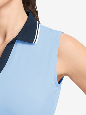Camisetas sin mangas con cuello de pico de secado rápido para mujer