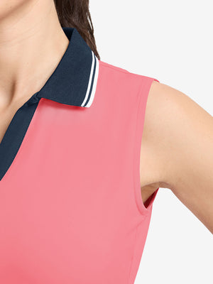 Camisetas sin mangas con cuello de pico de secado rápido para mujer