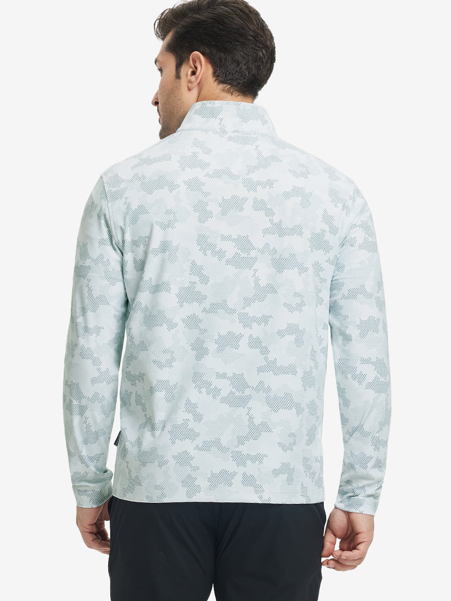 Full Print Quarter Zip Pullover