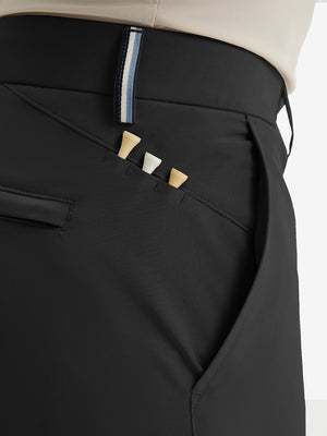 Pantalones de Golf Repelentes al Agua de Corte Clásico con Pliegue Frontal