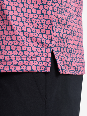 Polo de manga larga ligero con estampado