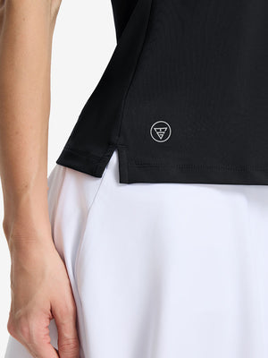 Camisetas sin mangas con cuello de pico de secado rápido para mujer